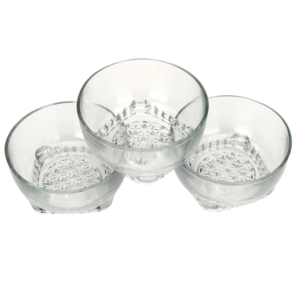 Transparent Crystal Candy serving bowls set of 6 120ml 1 aaa