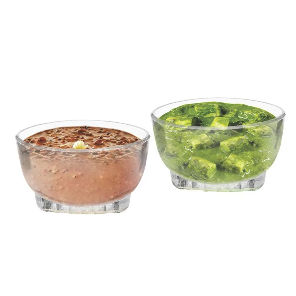 Transparent Crystal Candy serving bowls set of 6 120ml 5 eeeee