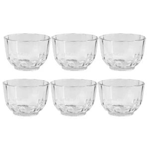 soup glass bowls set of 6