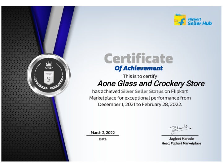 Trusted Certificate 2 Flipkart Certificate