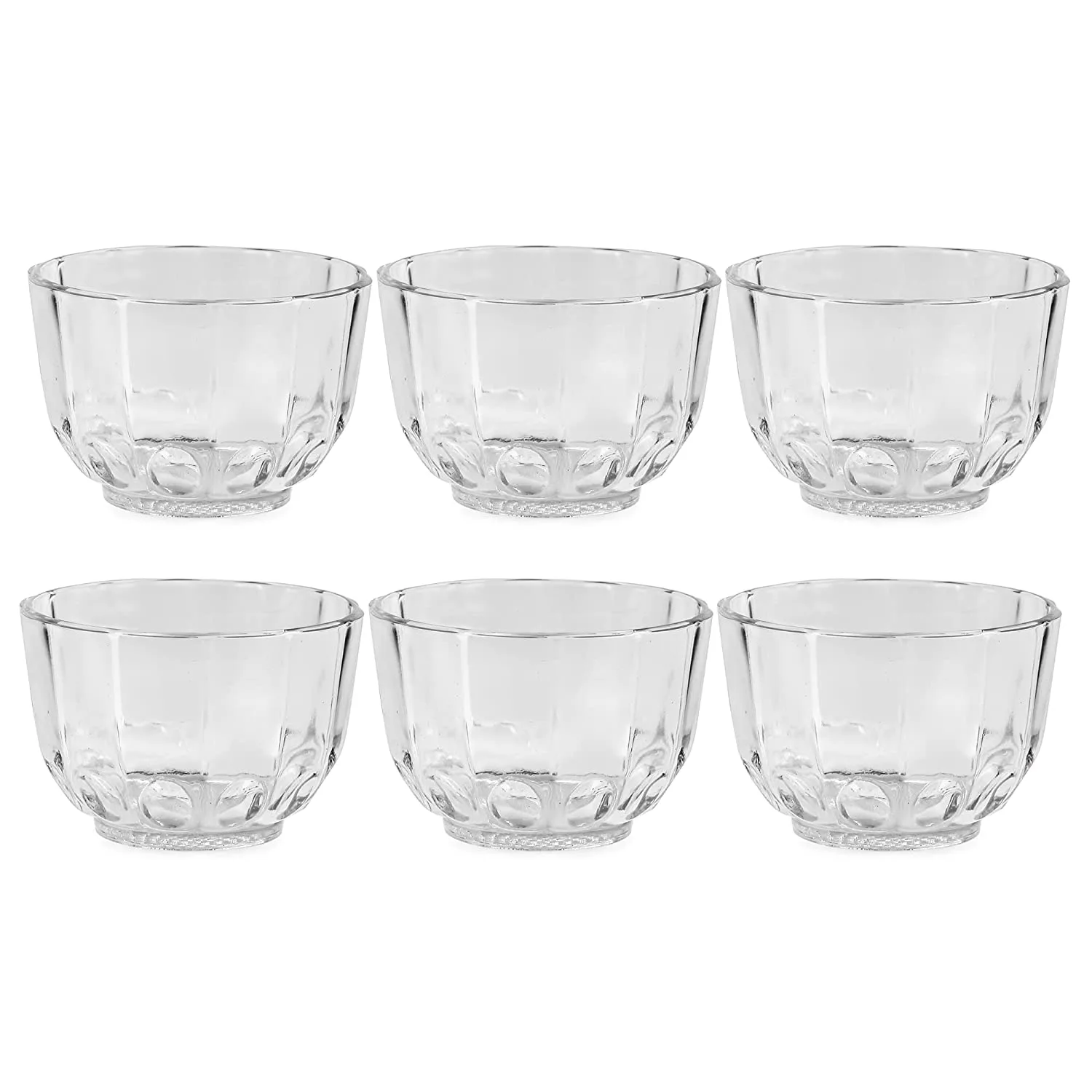 Multiple Glass Dinner Soup bowls set of 6 120ml 1 soup glass bowls set of 6