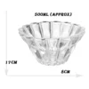 Transparent Crystal Careal glass Bowls Set of 6