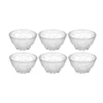 Dry-Fruits, Sweets, Candy Glass Bowls Set of 06 (120ml)