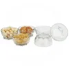 Premium Namkeen Candy Bowls – Elegant Glass Serving Bowls for Flavorful Snacking (Set of 6) 2 Namkeen Candy Bowls for Flavorful Snacking and Serving