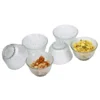 Premium Dry-Fruits, Sweets, and Serving Dinner Glass Bowls Set of 6 (120ml) – Multi-Purpose Mini Katori Set for Daily & Festive Use 2 Serving Dinner Bowls Set