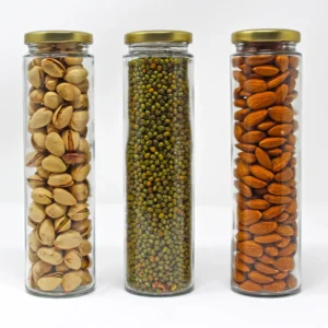 glass jar container with gold airtight lid korona original imaf8qz6zh7cjakg