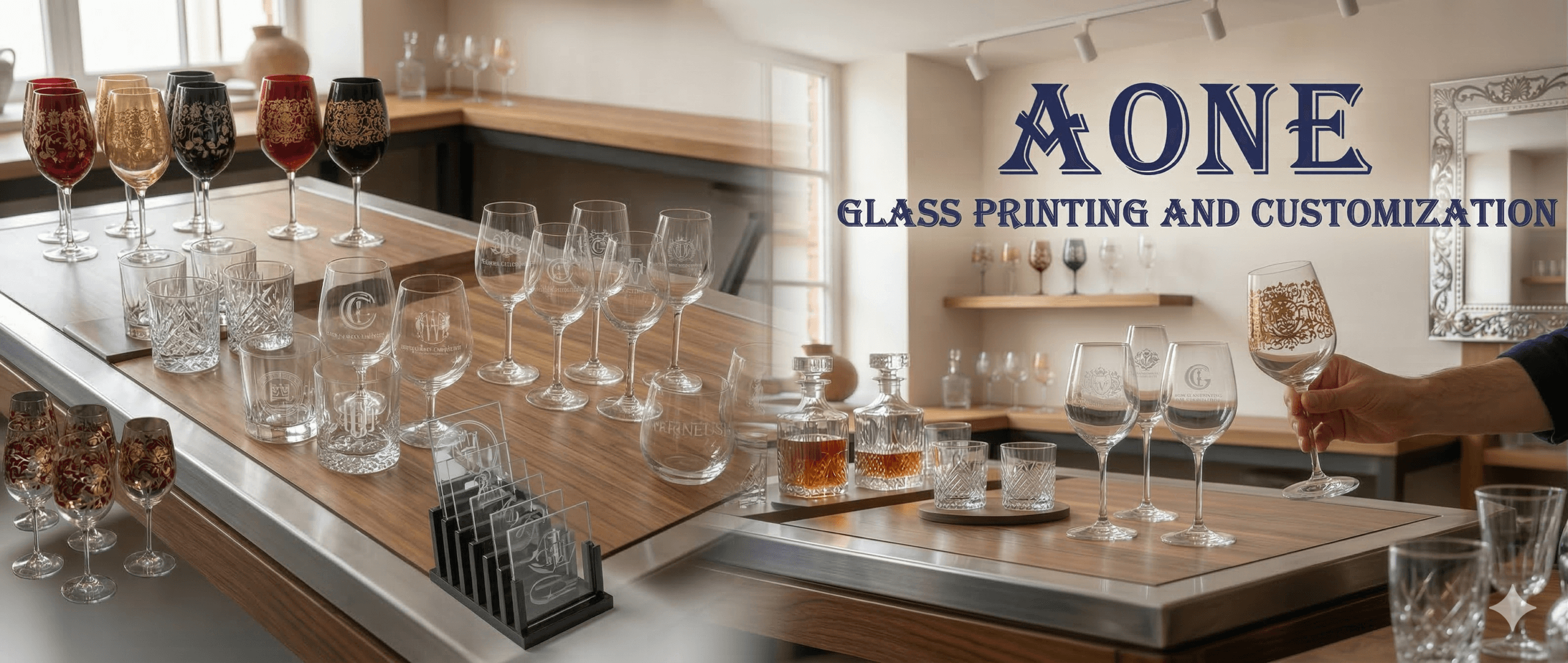 Glass customization and glass printing in firozabad