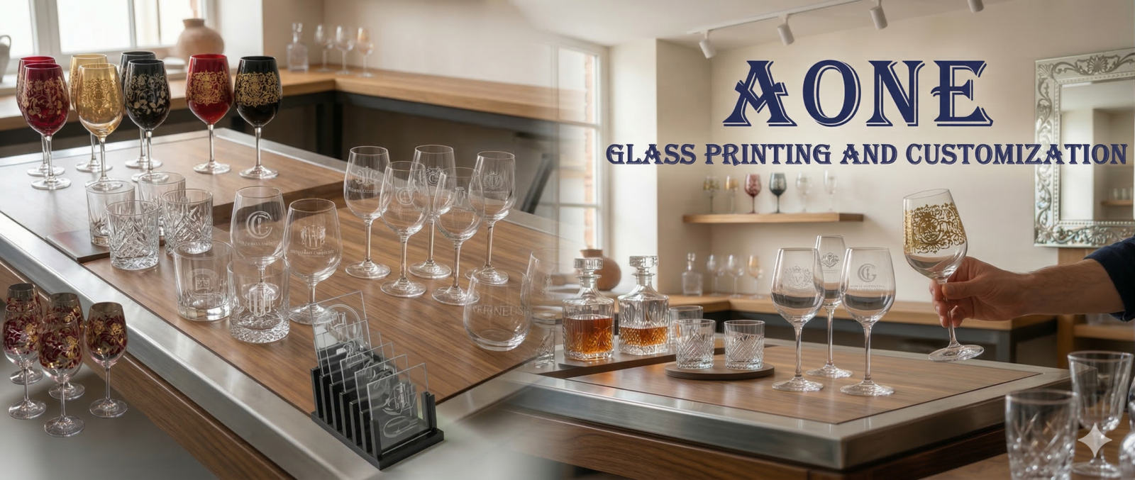 Glass customization and glass printing in firozabad