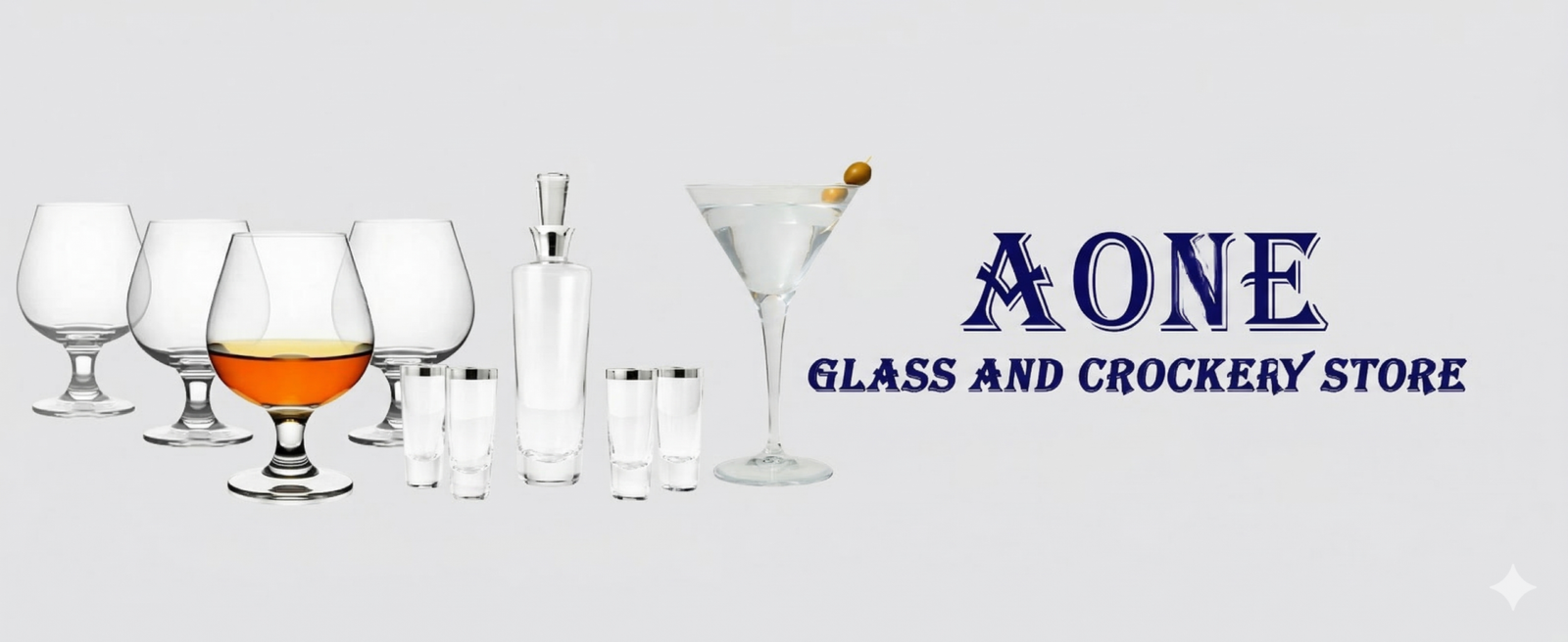 aone glass and crockery store 1